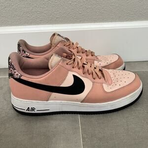 Nike Air Force 1 '07 LE Mens 10.5 Cherry Blossom Floral Sneaker Shoes CU6649-100